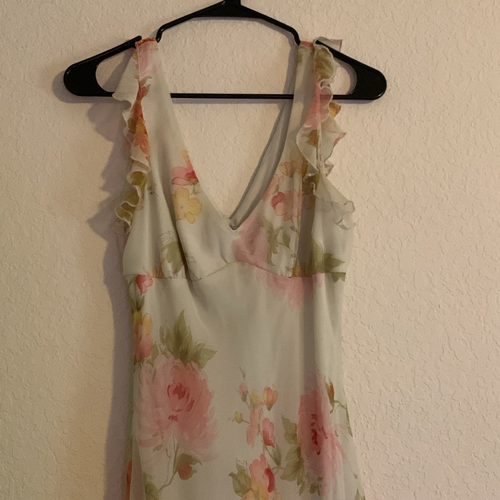 La Belle Long Floral Flowy Sun Dress
